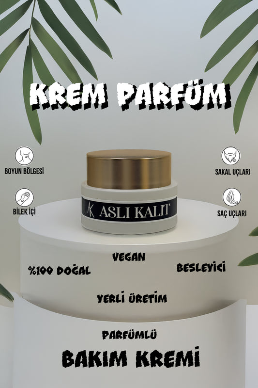 ASLI KALIT Bakım Kremi Body Parfume (Chocovanille) %100 Doğal Yağlardan El Yapımı Care Cream 16ml