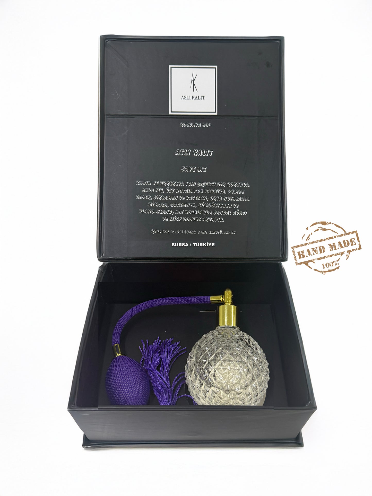 ASLI KALIT Hediyelik Kolonya Save Me 100ml