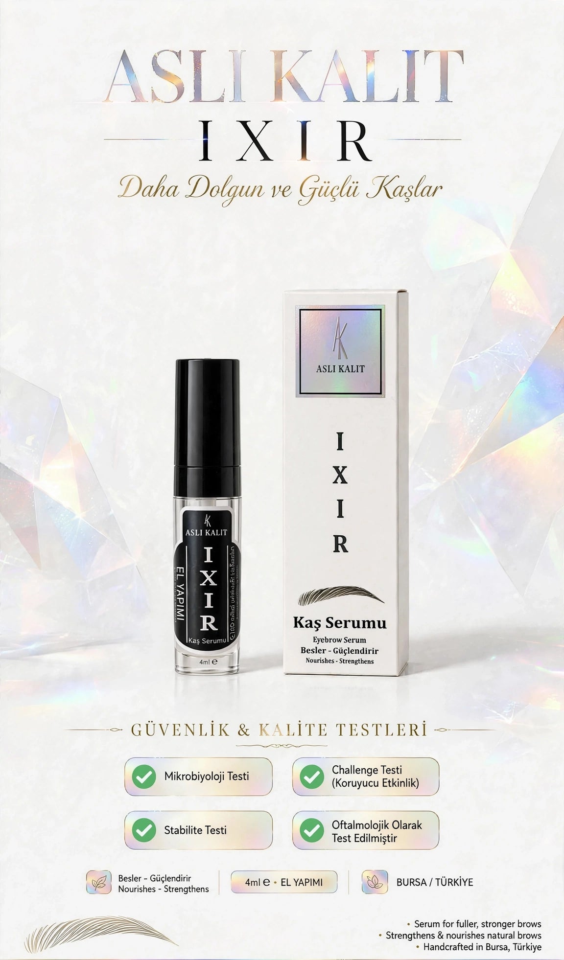ASLI KALIT ixir Kaş Serumu 4 ml